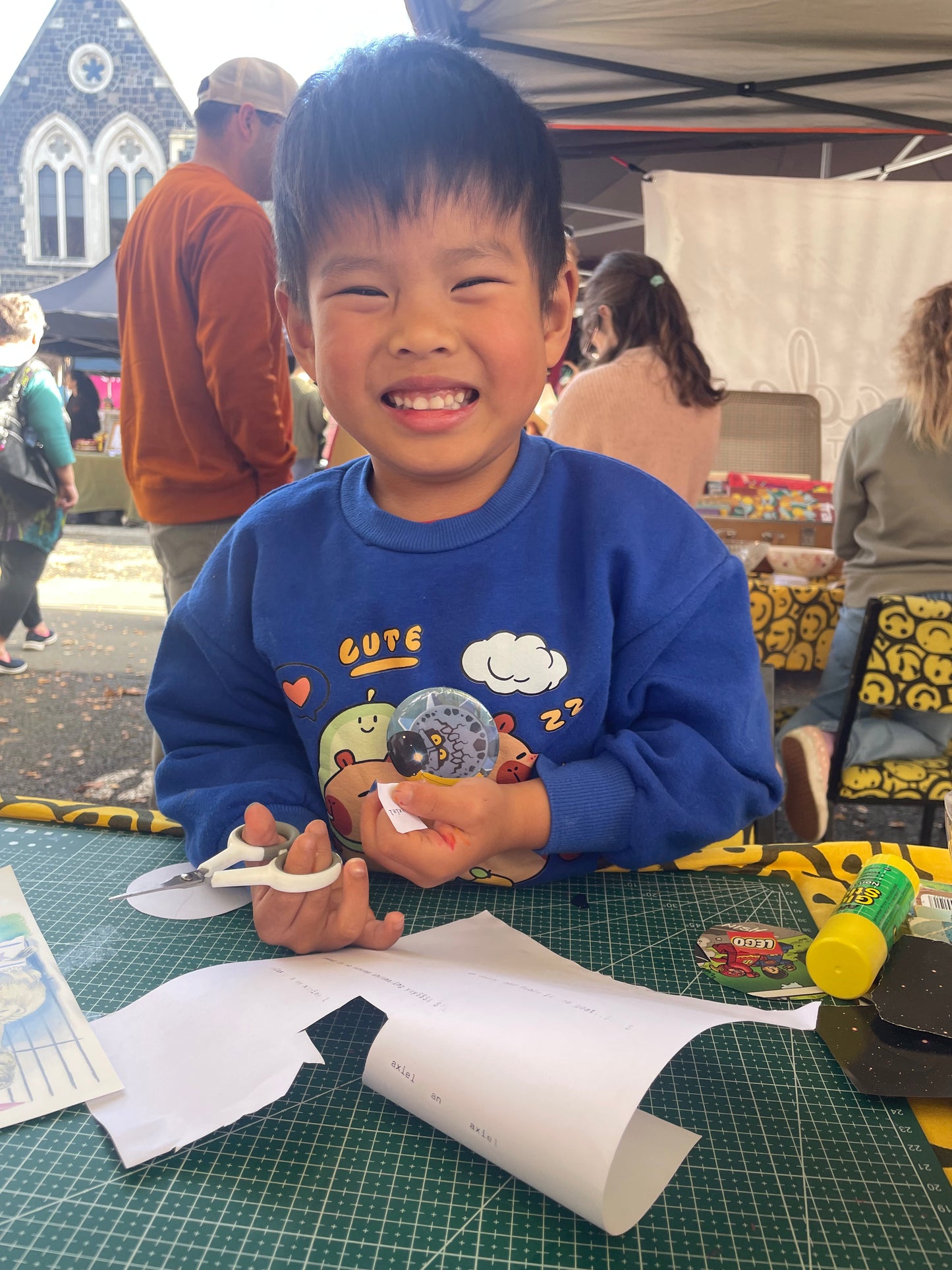 Bring the Kiddos Collage and Badge Making Workshop