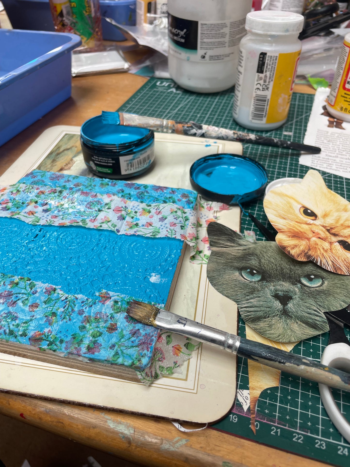 Bring the Kiddos - Make a Mini Mixed Media