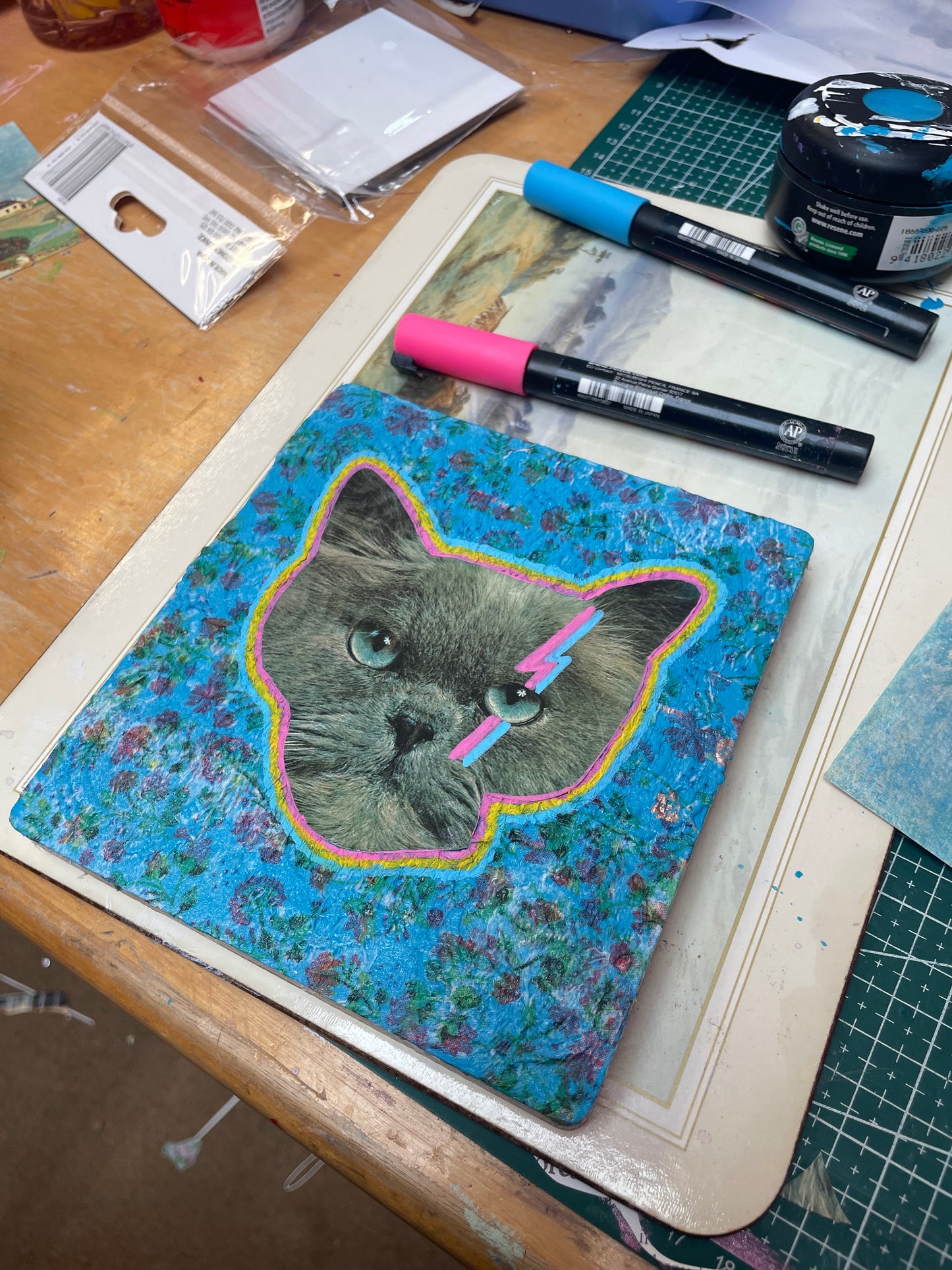 Bring the Kiddos - Make a Mini Mixed Media