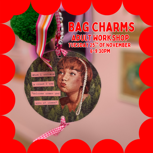 Bag Charm Workshop for the Adults