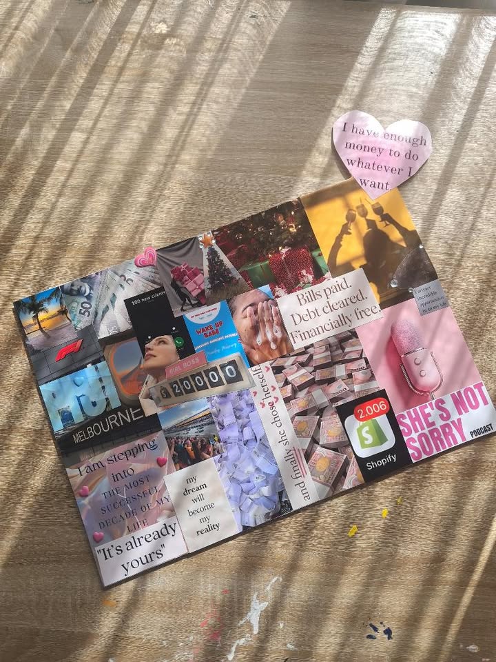 She's Not Sorry Podcast Vision Board Workshop