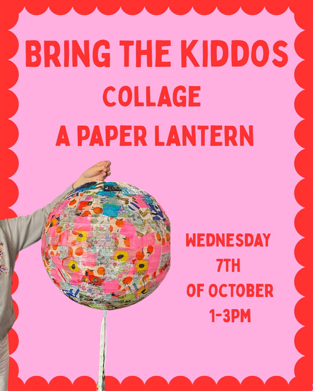Bring the Kiddos - Make a Paper Lantern - Wednesday 7th of October